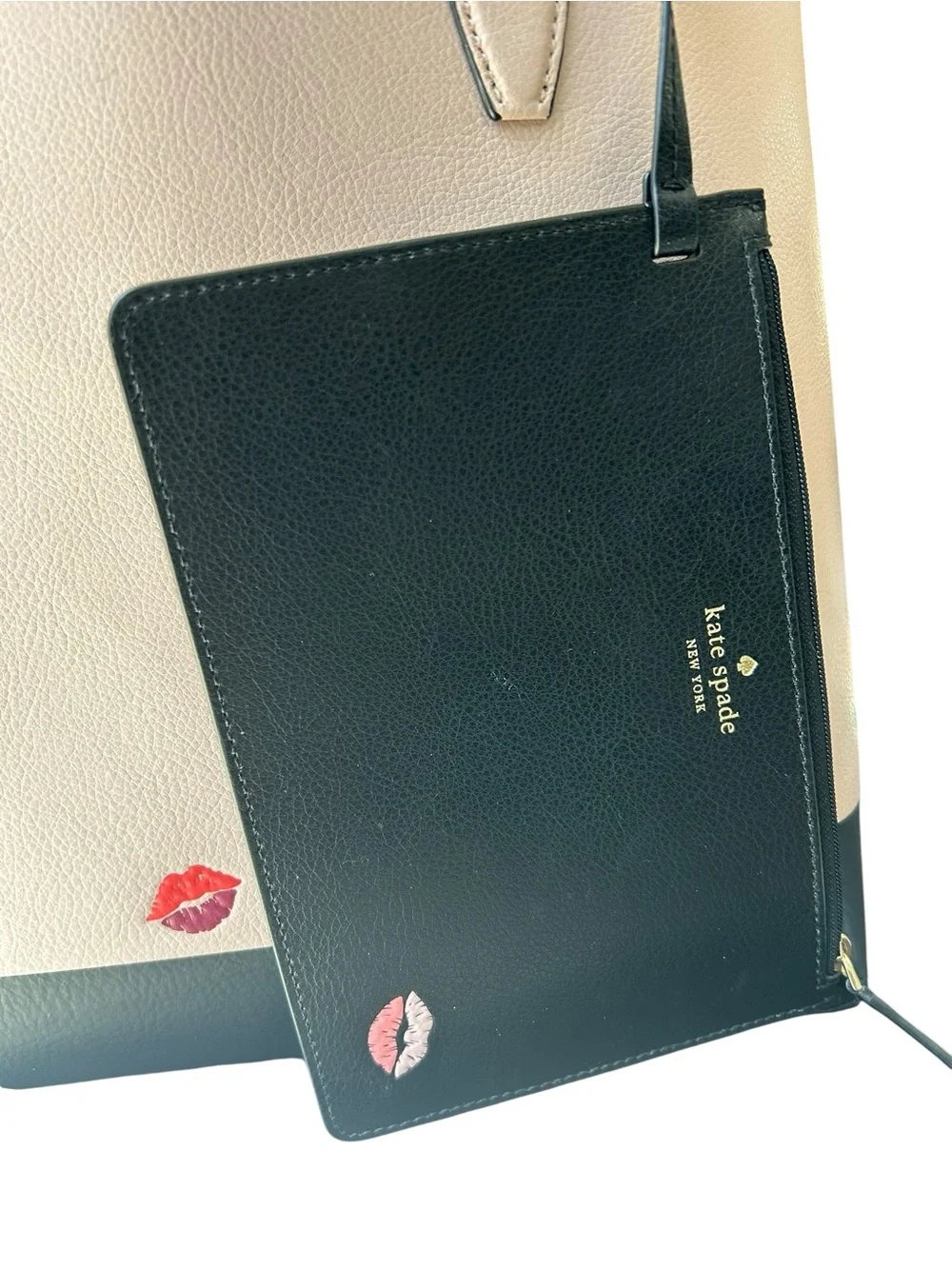 Kate Spade x Disney Minnie Mouse Large Reversible Tote Bag & Wallet Bundle EUC - Picture 6 of 15